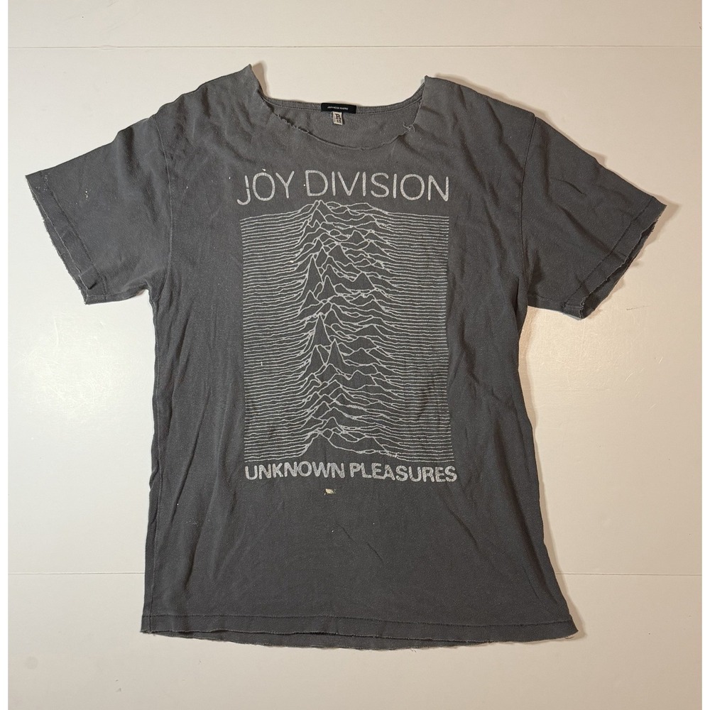 R13 Joy Division Distressed Tshirt Japanese Fabric Unisex Oversized Size XS